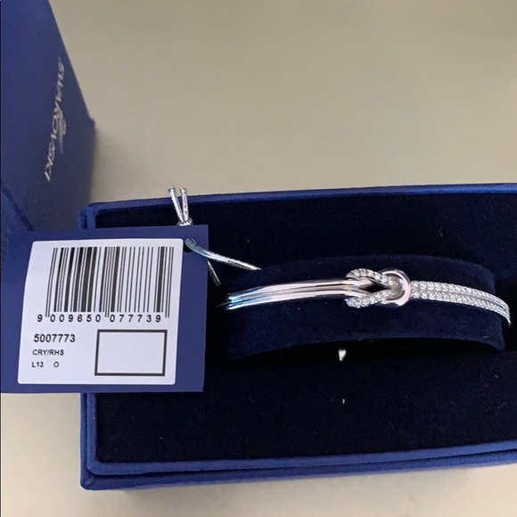 Swarovski Crystal Bangle Bracelet - Picture 3 of 6